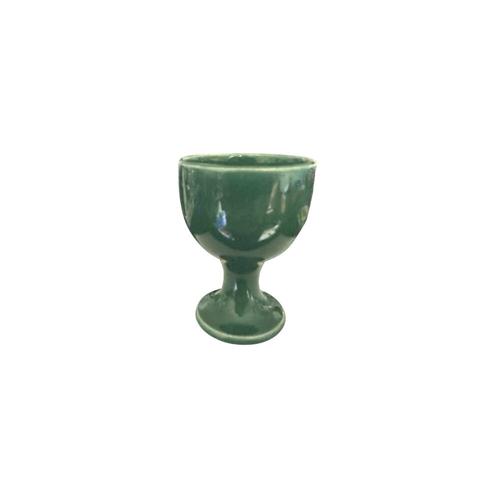 Harlequin Homer Laughlin Vintage Single Spruce Green Egg Cup USA 1936-1959